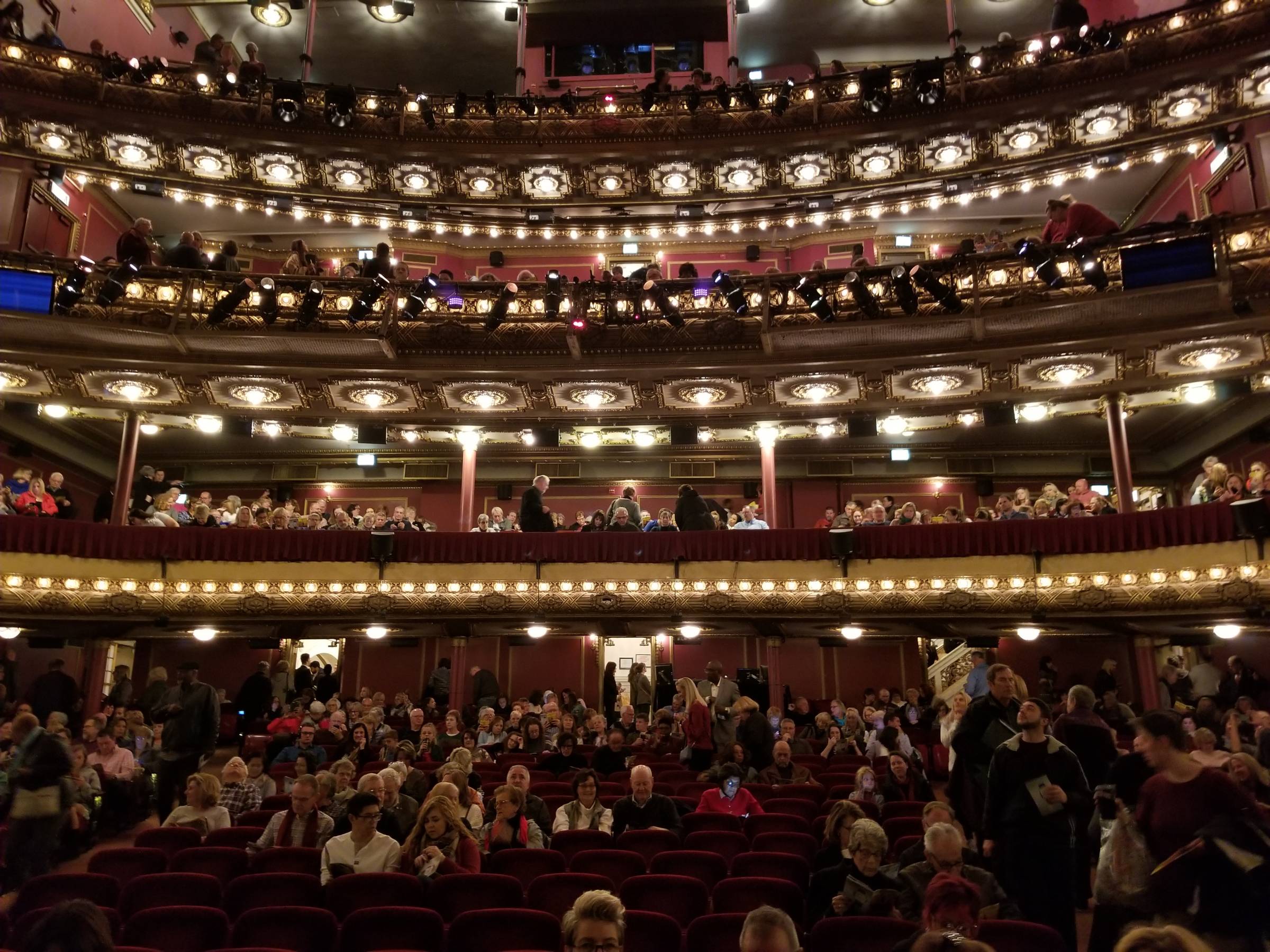 All seating levels at CIBC Theater